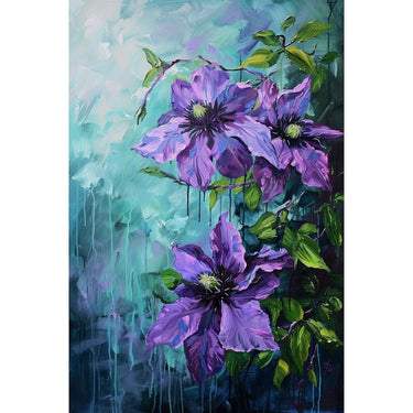 Flower Abstract Acrylic Canvas